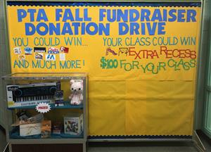 Fall Fundraiser Bulletin board 
